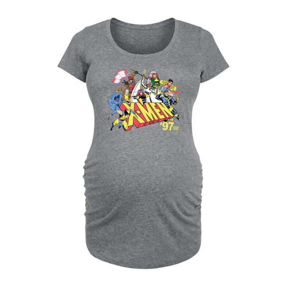 X-Men - '97 Characters - Women's Maternity Scoop Neck Graphic T-Shirt