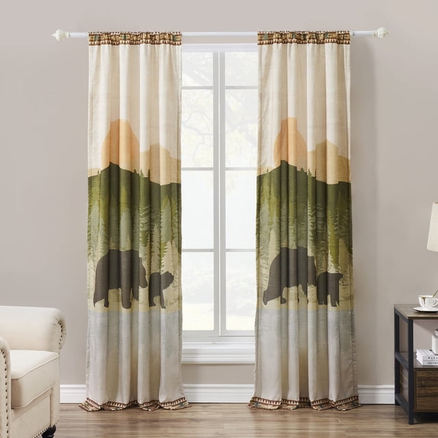Juego de Paneles de Cortina Greenland Home Fashions 213x213 cm Natural