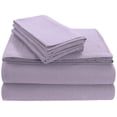 thumbnail image 1 of Tribeca Living Fl170Edpcstla Fundas De Almohada De Franela De Algodón Suave De 170 G/M² Lavanda Estándar, 1 of 1