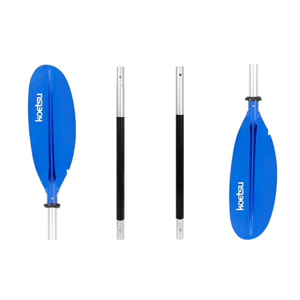 Detachable Kayak Paddles Paddle Four Sections Detachable Adjustable Kayak Paddles Aluminum Alloy Shaft Paddle Double Head Paddle