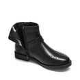 thumbnail image 6 of BURUDANI Kids Girls Fashion Boots Ankle Zipper Little Kid / Big Kid BLACK Size 1, 6 of 6