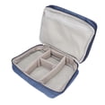 thumbnail image 3 of Estuche de cosméticos impermeable, bolsa de aseo de maquillaje portátil multifuncional de gran espacio para viajes diarios, 3 of 8