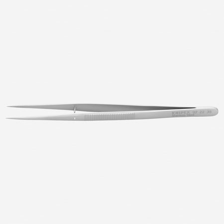 UPC: 0843221014711 | Knipex Tweezers DowelPin Straight Serrated 6 In 92 22 35
