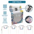 thumbnail image 6 of Summer Coastal Table Runner 72 Inches, Sea Starfish Shell Lemon Flowers Watercolor Bed Runner Dresser Scarves Tabletop for Indoor Outdoor Parties/Ceremony/Banquet, 18" x 72", 6 of 9