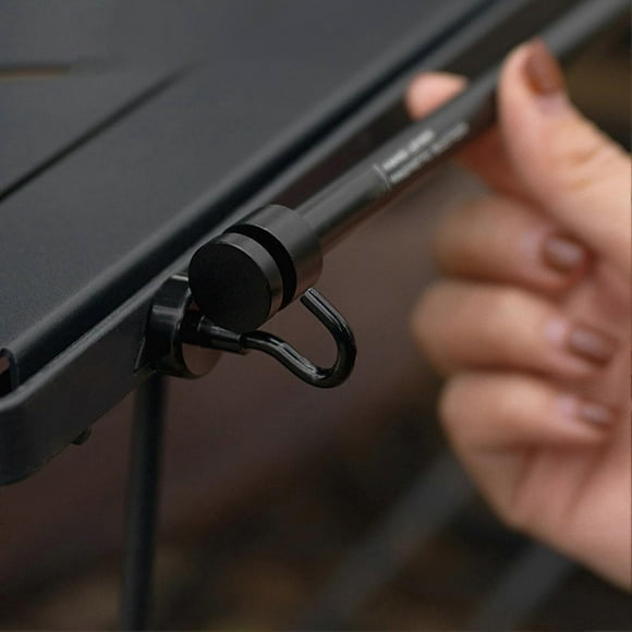 Adjustable Curtain Rods For Windows, Magnetic Hanging Rod With Stainless Steel And Aluminum Alloy For Iron Surfaces, Portable Design Suitable For