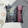 thumbnail image 2 of COMIO  Pink Black Grey Decorative Throw Pillow Covers Eiffel Tower Decor Square  Pillow Cases Cover Pink Paris Outdoor Pillow Covers with Zipper That Girl Room Decor Set of, 2 of 5