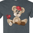 thumbnail image 4 of Inktastic Baseball Teddy Bear T-Shirt, 4 of 5