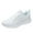 White, variant on nsendm Women's Low Top Fashion Sneakers Womens Slip On Sneakers Wide Width Arch Support White 39