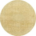 thumbnail image 1 of Ahgly Company Indoor Round Abstract Orange Abstract Area Rugs, 3' Round, 1 of 6