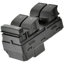 Dorman 901-990 Front Driver Side Power Window Switch - Master Left Side - Amber Color Backlight for Specific GMC Models