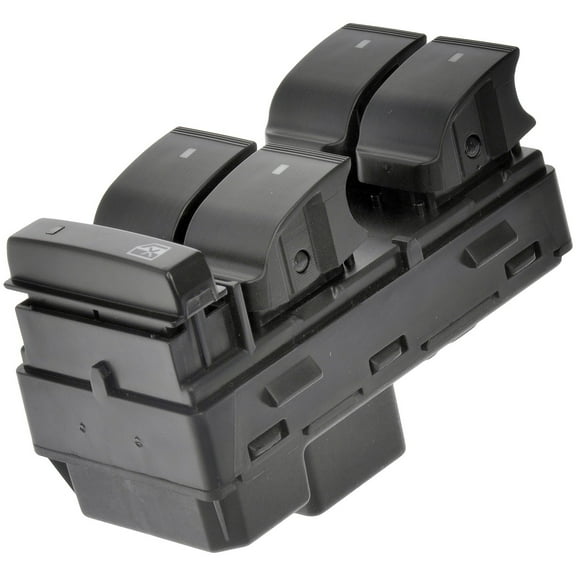 Dorman 901-990 Front Driver Side Power Window Switch - Master Left Side - Amber Color Backlight for Specific GMC Models