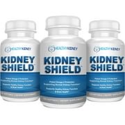 Healthy Kidney Kidney Shield: Kidney Detox Supplement plus Vitamins, Supports Kidney Health, 120 ct. (3 pack)
