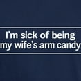 thumbnail image 3 of CafePress - Sick Of Being My Wife's Arm Candy T Shirt - Men's Classic Graphic Cotton T-Shirt, 3 of 4