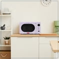 thumbnail image 5 of Nostalgia 0.7 cu ft Retro Microwave Oven, 700W Countertop Microwave Oven with Digital Clock, Lavender, 5 of 7