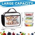 thumbnail image 6 of Herdesigns Cute Dogs Large Backpack Set with Lunch Box Lightweight Water Resistant Travel Laptop Backpacks Casual Daypacks for Women Men, 6 of 8