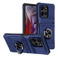 thumbnail image 2 of For Motorola Moto G Power 2026 Phone Case with Finger Ring Holder Kickstand, Card Slots，Heavy Duty Shockproof Rugged Protective Working with Magnetic Car Phone Mount,Blue,For Moto G Power 2026, 2 of 7