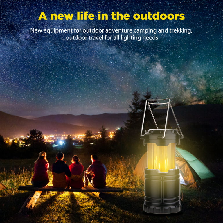LED Camping Lantern, ANKO 350 Lumen COB Camping Equipment Gear Lights for  Hiking, Emergencies, Hurricanes, Outages, Storms, Camping. 
