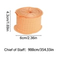 thumbnail image 2 of Ribbon - Wide Iridescent Fishtail Organza Ribbons, 1.69" X 2.36" 100% Polyester Sheer Fabric Ribbons for Crafts, Diy Jewelry & Hair Bows, Party & Wedding Garland Decorations, 2 of 6