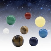 LeeQinersw Eight Planets Stones Educational Creative Gift Solar System Planets Solar System bagged