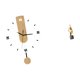 thumbnail image 5 of Reloj de pared con números acrílicos y escultura abstracta de resina, ideal para decorar el hogar, la oficina, la sala de estar o el baño., 5 of 7