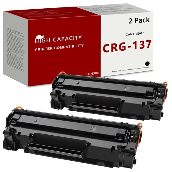 137 Toner Cartridge Replacement for Canon 137 Black Toner Cartridge CRG137 9435B001AA to Use with ImageClass D570 LBP151dw MF216n MF236n MF232W MF227dw MF229dw MF244dw MF247dw Printer (2 Black)