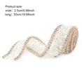 thumbnail image 1 of 2.5cm Wrapping Ribbons Roll, Simulated Rhinestones Jewelry Decoration  Bling Trim Applique Clothes Dress Accessories For Wedding Dress, 1 of 8