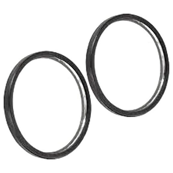 Mirrors 2 Inch Convex Blind Spot Mirror Black Border w/Adhesive Set of 2