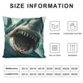 thumbnail image 5 of Nawypu  Fall Pillow Covers,Decorative Pillows Covers Farmhouse Outdoor Decor Thankful Blessed Farm Throw Cushion Case for Home Living Room Sofa BedCute Blue Sharks, 5 of 5