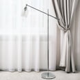 thumbnail image 4 of All the Rages LF1030-CHR Elegant Designs Pivot Arm Floor Lamp with Glass Shade, Chrome, 4 of 4