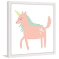 thumbnail image 2 of Marmont Hill "Pink Unicorn" by Shayna Pitch Framed Painting Print, 2 of 6
