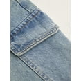 thumbnail image 6 of Baggy Jeans for Women Low Waisted Wide Straight Leg Bow Jeans Denim Pants, 6 of 6