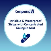 Compound W Maximum Strength One Step Invisible Wart Remover Strips, 14 Count