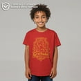 thumbnail image 2 of Boy's Harry Potter Gryffindor Line Art Crest  Graphic Tee Red X Small, 2 of 9
