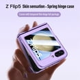 thumbnail image 5 of ELEHOLD for Samsung Galaxy Z Flip5 Rugged Full Body Case,Hinge Protection Shockproof Slim Matte Non-Slip Phone Cover with Built-in HD Tempered Screen Protector for Samsung Galaxy Z Flip5,Green, 5 of 8