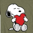 thumbnail image 3 of Peanuts - Snoopy Valentine's Hugging Heart  - Toddler And Youth Short Sleeve Graphic T-Shirt, 3 of 6