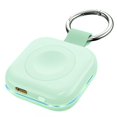 thumbnail image 1 of Cargador portátil HUOTO para Apple Watch inalámbrico de 1200 mAh, color verde, 1 of 8