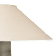 thumbnail image 2 of Bali 23 Inch Table Lamp Classic Empire Shade Cylinder Base Smooth Gray - Saltoro Sherpi, 2 of 4