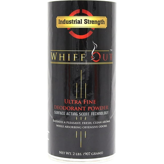 Whiff Out Classic - 2lb Deodorant Powder & Ashtray Deodorizer Designed to Eliminate Ashtray and Smoking Receptacle Odors Caused by Cigarettes & Cigars | Classic Scent