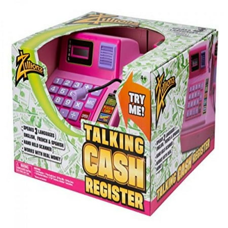 Zillionz Talking Cash Register Pink Walmartcom - 