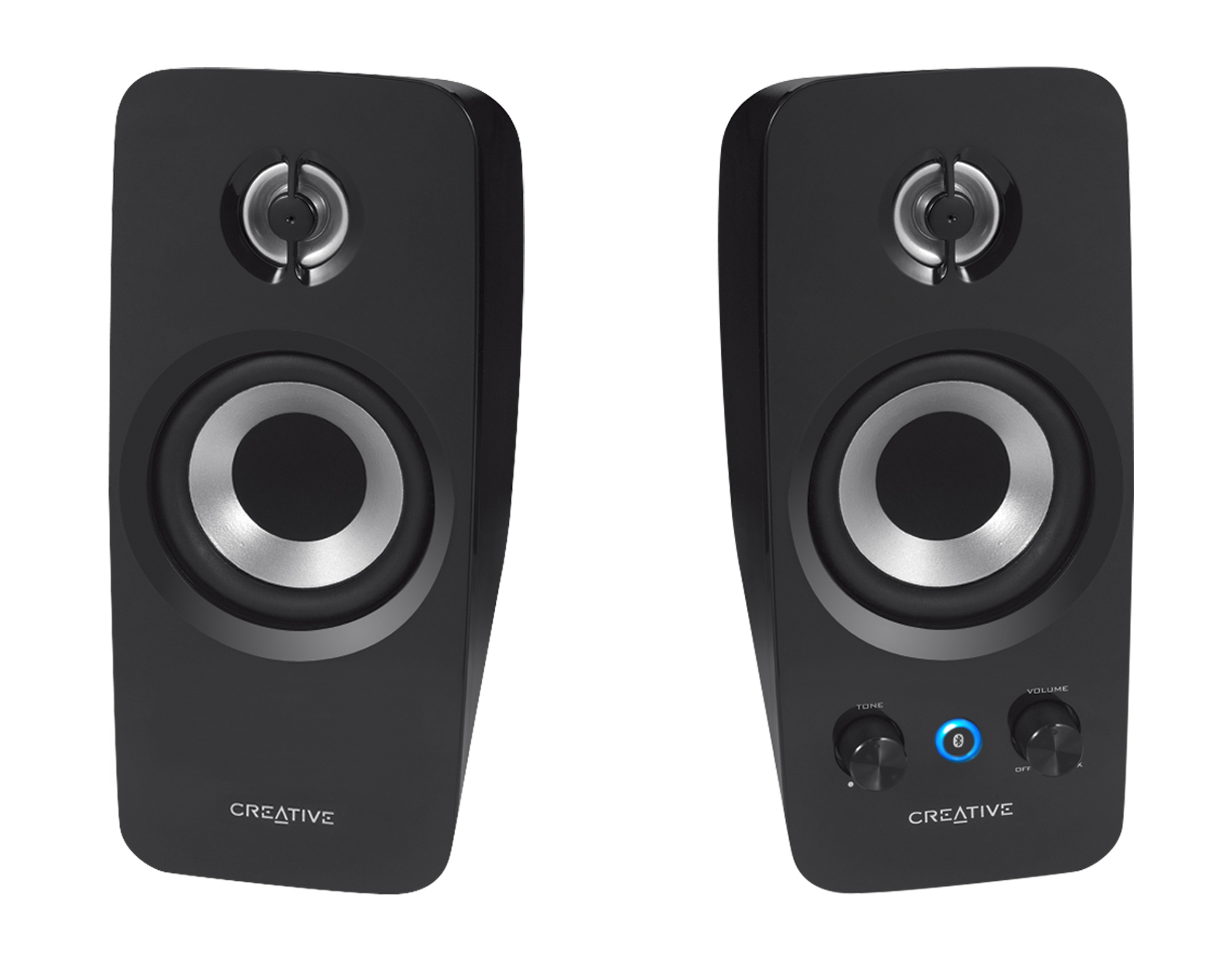 Creative T15 2.0 Speaker System - Wireless Speaker(s) - 32.8 ft - Bluetooth - image 2 of 4