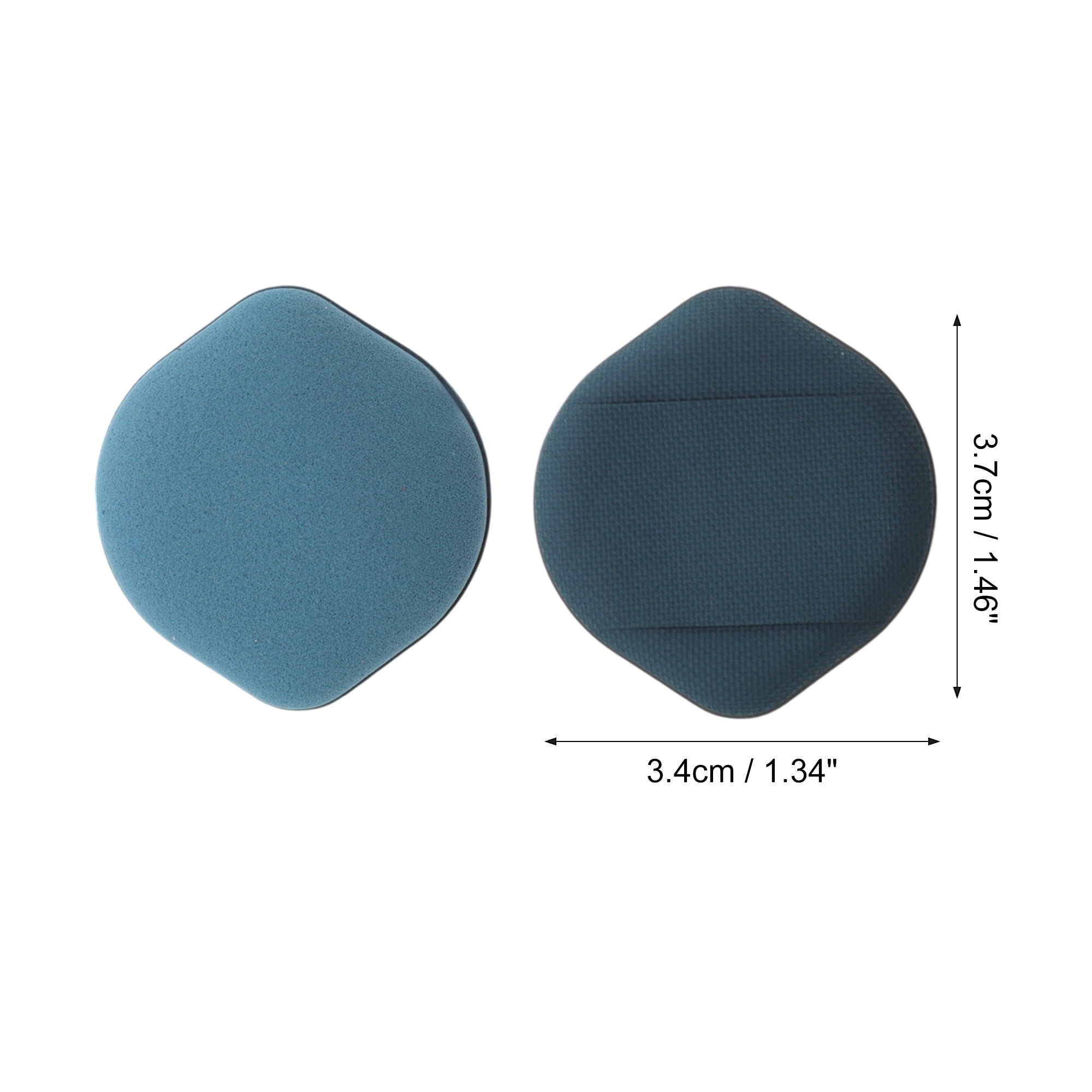 Unique Bargains 5 Pcs Gourd Shape Face Makeup Sponge for Travel Navy Blue
