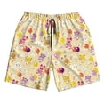 thumbnail image 3 of Uemuo Rabbit And Balloon Pattern Men's Swim Trunks Hawaiian Beach Bathing Suit Swimsuits Beach Quick-Dry Shorts with Pockets-X-Large, 3 of 9