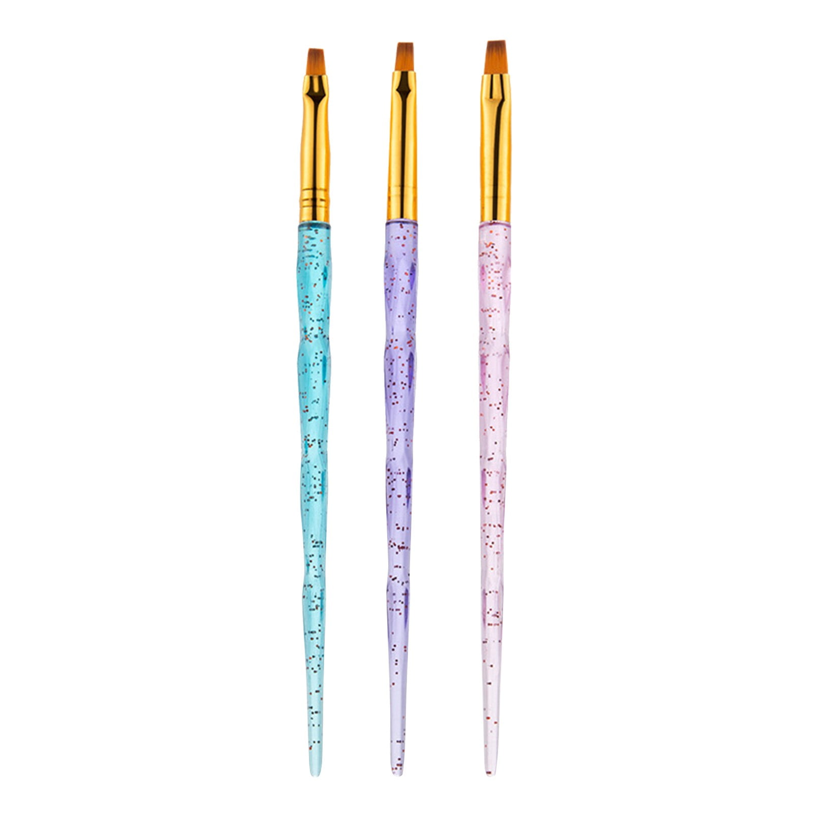 ERTUTUYI Nail Art Line Painting Brushes Metal Handle Thin Liner Drawing