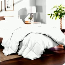 All Season California King Comforter - UltraSoft Microfiber Bedding for Maximum Warmth and Comfort in White