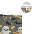 thumbnail image 5 of Yayeee Shower Curtain with Hooks 72"x72" Waterproof Fabric Bathroom Hanging Decor, Cute Ghosts, 5 of 5