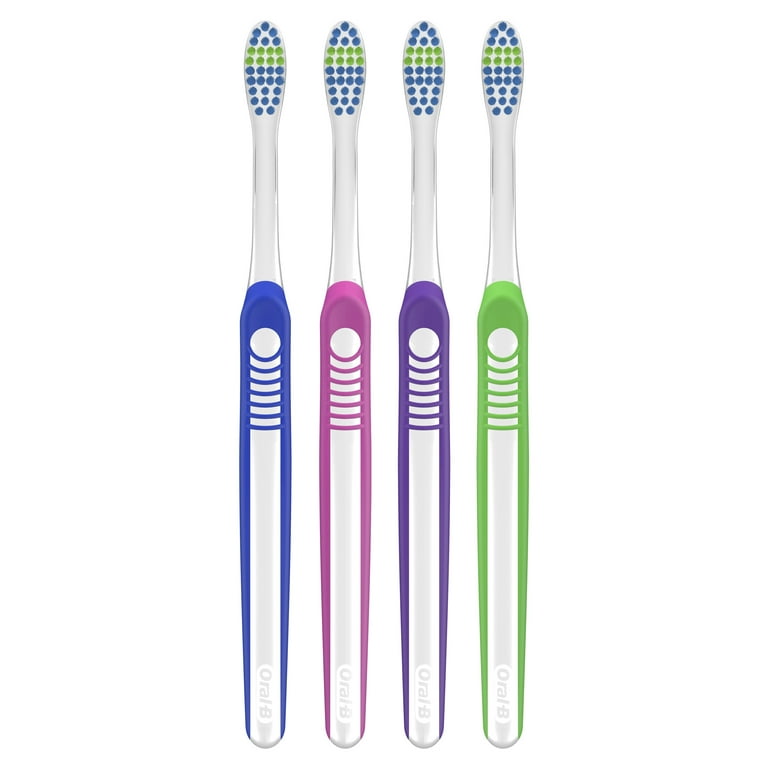 ORAL　BARRIER　×4袋 Oral-B Indicator Max Toothbrushes, Soft Bristles, Color