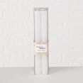 thumbnail image 4 of 8 White Taper Candles, 2 Boxed Sets of 4, Hand Dipped, Dripless, 7 Hours Burn Time, Marbled Matte Paraffin Wax, 7.75 Inches, 4 of 6