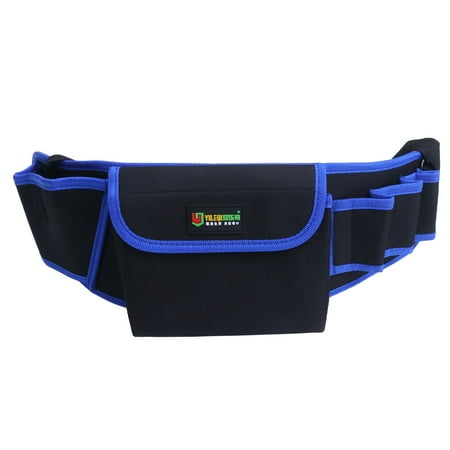 

NUOLUX 1PC Multifunctional Electrician Tools Bag Waist Pouch Belt Storage Holder Organizer for Working (Y7 Blue)
