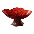 thumbnail image 1 of simhoa Pedestal Fruit Bowl Decorative Serving Tray for Kitchen Counter Home Wedding red, 1 of 8