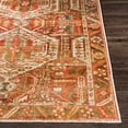 thumbnail image 6 of Mark&Day Washable Rugs, 5x7 St David Global Burnt Orange Area Rug, Orange Beige Carpet for Living Room, Bedroom or Kitchen (5' x 7'6", Machine Washable), 6 of 9
